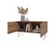 Manhattan Comfort Beekman 35.43 Accent Cabinet with 2 Shelves in Brown 402AMC180 - alternate 2